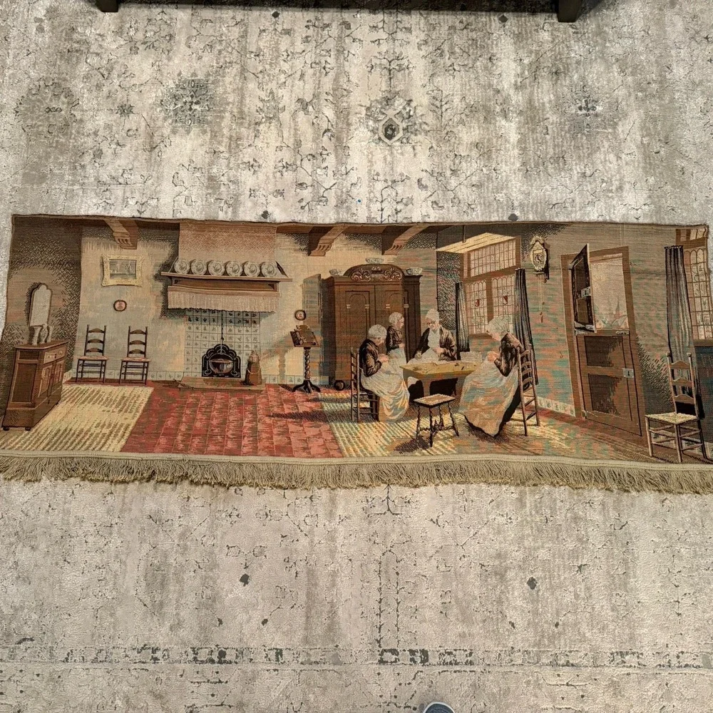 Vintage French Tapestry, Medieval Wall‎ Home Decor Tapestry 27